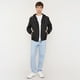 thumbnail image 4 of Chaqueta Hombre Bomber Negro Hoodie Corona, 4 of 5