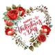 thumbnail image 4 of Pegatina para ventana del día de San Valentín, pegatina para nevera con rosas adhesivas para ventana del día de San Valentín, calcomanía artística , estilo c, 4 of 5