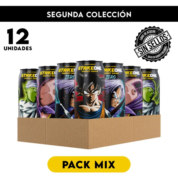 Pack Mix 12 unidades Bebida energética (473 ml c/u) -Segunda Edición