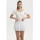 thumbnail image 1 of Polera Mujer Globo Escote Blanco, 1 of 4