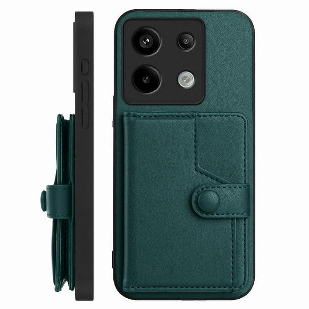 FOXDOCK Funda para Xiaomi POCO X6 con Bloqueo RFID - Diseño Elegante con Cierre de Botón