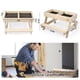 thumbnail image 3 of Comedero Para Gallinas Mesa De Picnic De Madera Grande, 3 of 6