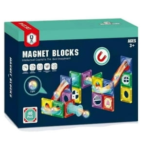 Genérico - Juguete Bloques Magneticos 40 Piezas Armables Infantil