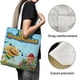 thumbnail image 3 of Henry Hugglemonster Bolso de tela con estampado de lienzo para mujer, bolsa de compras reutilizable y estética, con cremallera interior, regalo para mujer, 35 × 40 cm., 3 of 6