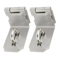 Magideal - 2X Cerrojo De Candado Cerraduras De Puerta Aleación De Zinc Seguro Pestillos De Bloqueo De Alta Resistencia Cierre De Candado Para Puertas Escritorio