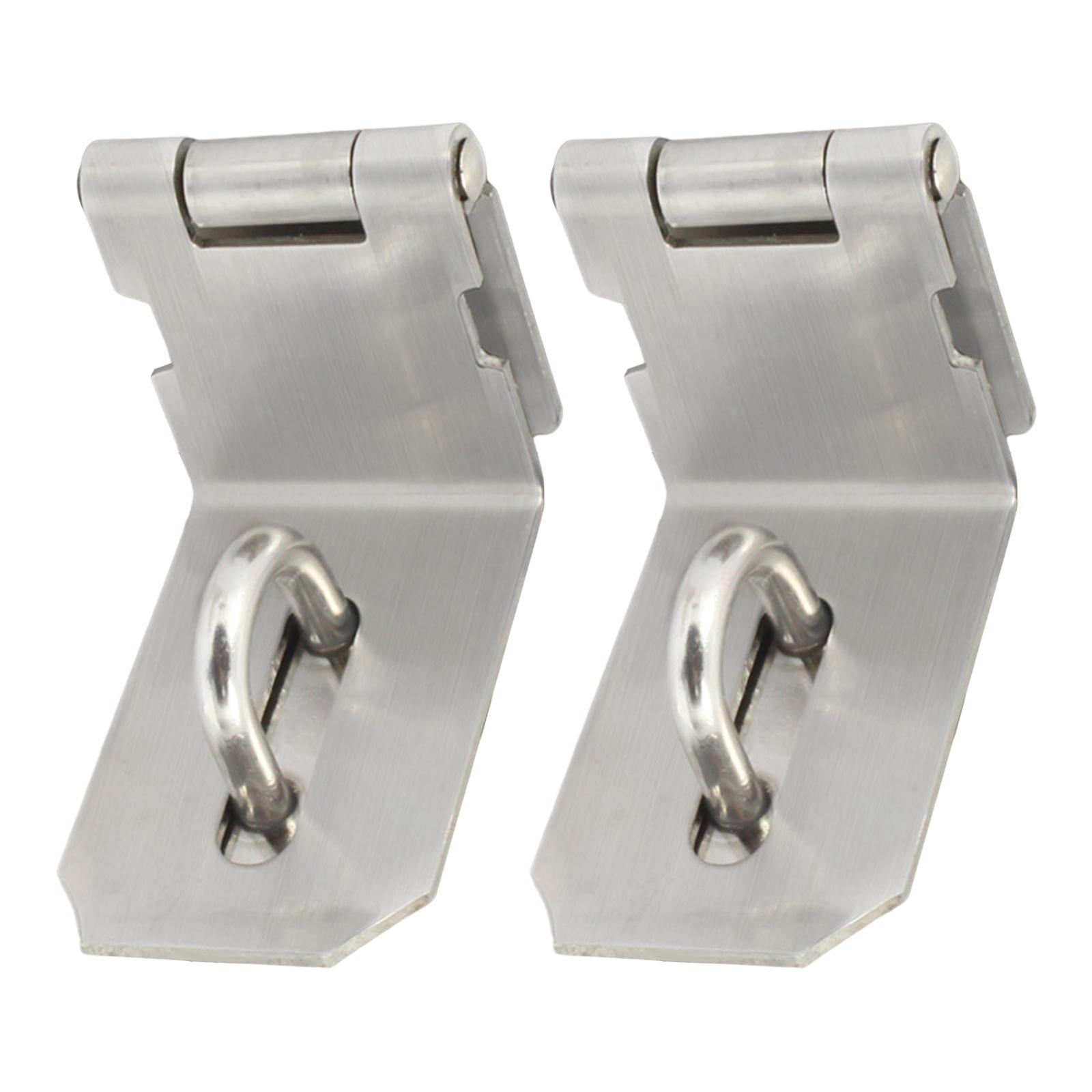 Magideal - 2x Cerrojo De Candado Cerraduras De Puerta Aleación De Zinc Seguro Pestillos De Bloqueo De Alta Resistencia Cierre De Candado Para Puertas Escritorio