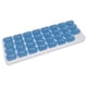 thumbnail image 4 of Organizador de pastillas, caja de pastillas, caja organizadora de medicamentos mensual de 31 días, contenedor de pastillas grande, estuche , Azul, 4 of 5