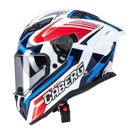 Casco Para Moto Caberg Drift Evo Ii Jarama White/Red/Blue L