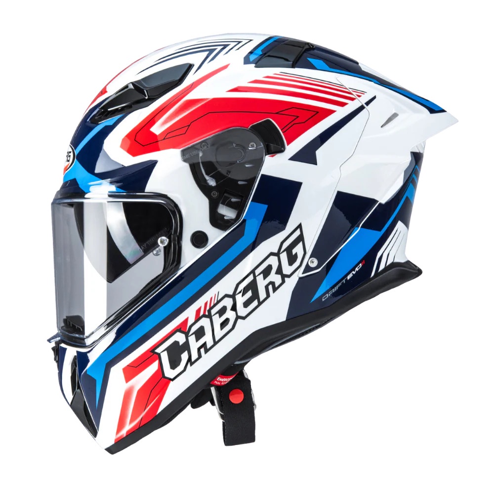 Casco Para Moto Caberg Drift Evo Ii Jarama White/Red/Blue L