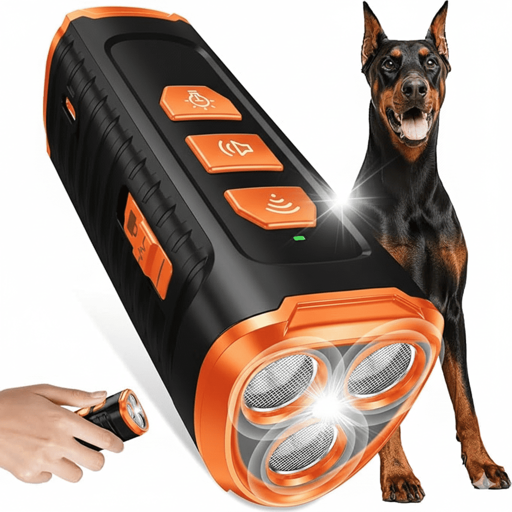 Genérica - Repelente Perros Adiestrado Adiestramiento Canino Espanta Ahuyentador Ultrasonico Recargable