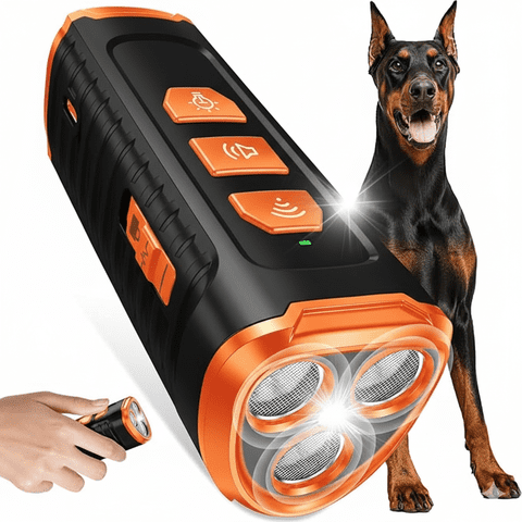 Genérica - Repelente Perros Adiestrado Adiestramiento Canino Espanta Ahuyentador Ultrasonico Recargable