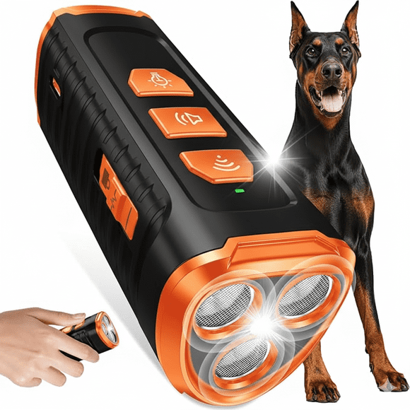 Repelente Perros Adiestrado Adiestramiento Canino Espanta Ahuyentador Ultrasonico Recargable