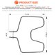 thumbnail image 4 of Elemento de horno Beaquicy WB44K10005 para GE Hotpoint, 4 of 7