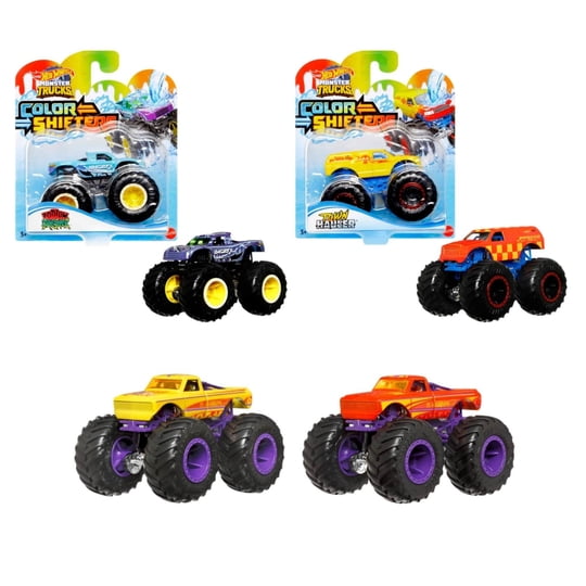 Hot Wheels Monster Trucks Color Shifters 1:64, Surtido