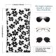 thumbnail image 5 of MoKo Bolsa para Gafas 2 Unidades de Cuero PU con Estampado Floral, 5 of 7