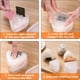 thumbnail image 4 of 4 moldes triangulares para onigiri con pala métrica, 2 tamaños, aptos para sushi, para hacer bolas de arroz, para cocina, bricolaje, almuerzo, bento, picnic, restaurante., 4 of 7