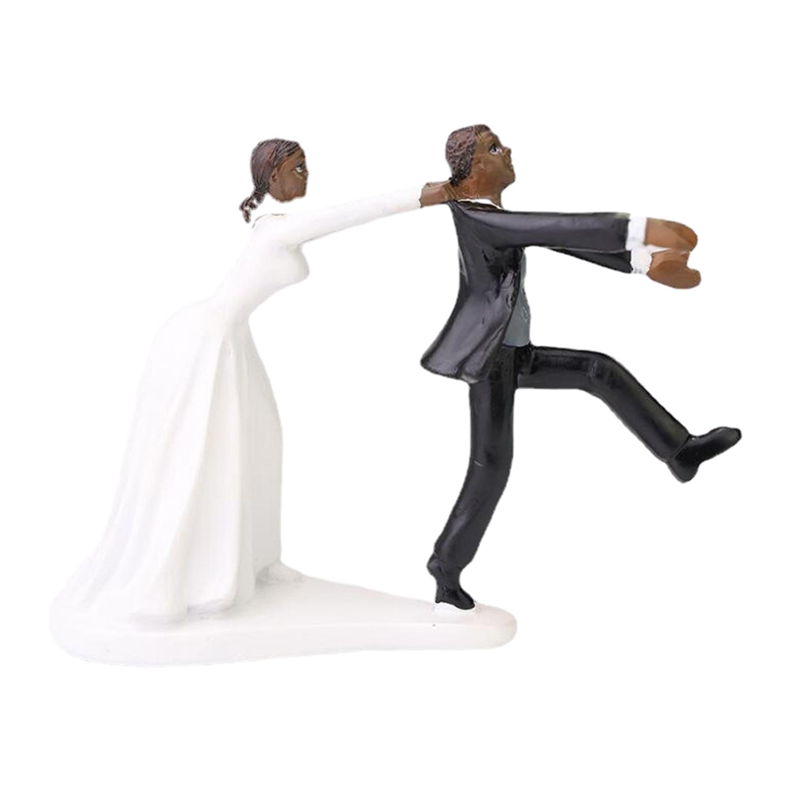 Bothyi - Pastel De Bodas Muñecas Regalo Portátil Romántico Para Aniversario Compromiso Boda