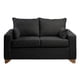 thumbnail image 1 of Sofa Stefanny En Lino Negro, 1 of 3