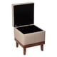thumbnail image 3 of Pouf Baúl Emilia Beige Delta 45x45x46 cm, 3 of 3