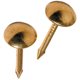 thumbnail image 1 of Muebles Nail Hillman de latón chapado en latón, 7/16 pulgadas, paquete de 6, 1 of 2