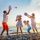 thumbnail image 3 of Juego de juguetes de playa Toss and Catch Ball de Qrooper para niños de 3 a 7 años, 3 of 9