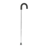 Walking Cane Drive Medical Con Mango Redondo De Aluminio Plateado