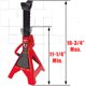 thumbnail image 2 of Soportes para Gato BIG RED T43202 Ajustables de 3 Toneladas, Par, 2 of 9
