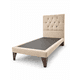 thumbnail image 4 of Cama Plaza y Media Beige Capitoné  + Colchon Mery Desing, 4 of 9
