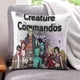 thumbnail image 1 of Comandos Criatura Fundas de almohada de terciopelo con tema, regalos de funda de almohada, decoración para el hogar, cojín de lanzar, regalo de cumpleaños para fans y parejas.66*66cm., 1 of 6