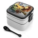 thumbnail image 1 of Bakugan Fiambrera de Doble Capa, Contenedor de Almuerzo Portátil Apilable, Almacenamiento de Alimentos Hermético a Prueba de Fugas, 1000ml, 1 of 6