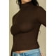 thumbnail image 3 of Top De Canalé De Manga Larga Con Cuello Alto, 3 of 11