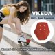 thumbnail image 2 of Protectores de puntera VKEDA de cuero de vaca – 1 par rojo, 2 of 8