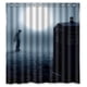 thumbnail image 1 of Cortina de ducha de Doctor Who, juego de cortina de baño con ganchos, tamaño 66 x 72 pulgadas, 1 of 3