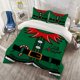 thumbnail image 1 of 3pcs Christmas Elf Themed Printed Bedding Set | Polyester Wear-Resistant, 1 of 1