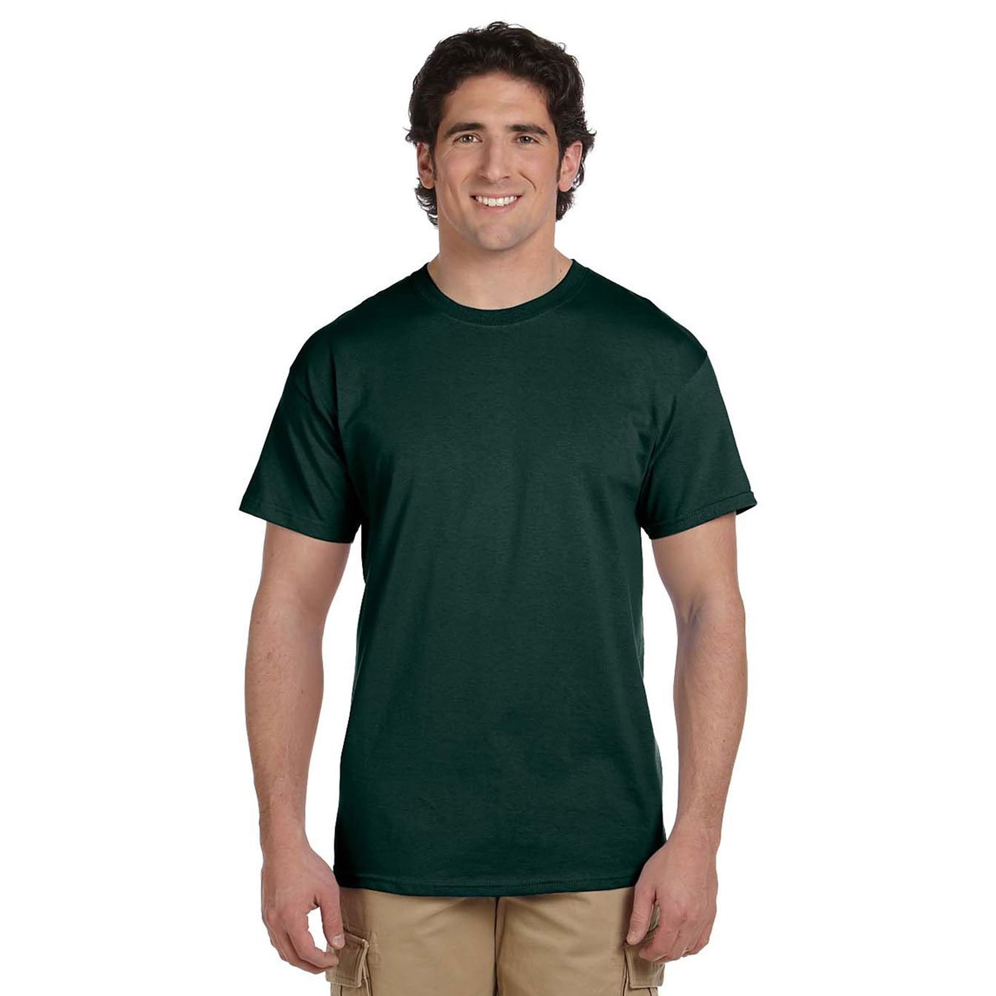 Camiseta Gildan G2000 Ultra Cotton Para Hombre Verde Bosque Talla M
