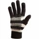thumbnail image 1 of Guantes Freehands a Rayas Negro/Marfil de Lana, 1 of 1