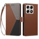 thumbnail image 3 of Cartera Plegable para Motorola Edge 70 Pro, PU Tricolor con Ranuras, Marrón, 3 of 6