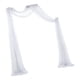 thumbnail image 2 of Boda Draping Party Telón de fondo Paneles Recepción Swag 70x550cm para hogar Foto Telón de fondo Escenario , 1x blanco, 2 of 5