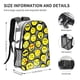 thumbnail image 2 of Emoji Mochila transparente temática, resistente y duradera, bolsa see-through para trabajo, deporte, universidad y viaje, 31 × 43 cm, 2 of 6