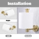 thumbnail image 4 of Juego De Accesorios De Baño Soporte Para Papel Higiénico Toallero, 4 of 9