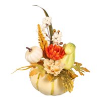 Magideal - Calabazas De Simulación Decoración Fotos Prop De Otoño Calabazas Artificiales Decoración Para La Mesa De La Cena Chimenea Decoración Del Hogar , Amarillo Claro