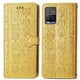 thumbnail image 1 of Funda Cartera FOXDOCK para VIVO Y21S , Flip PU con Relieve de Gatos y Perros, Tarjetero y Soporte, 1 of 6