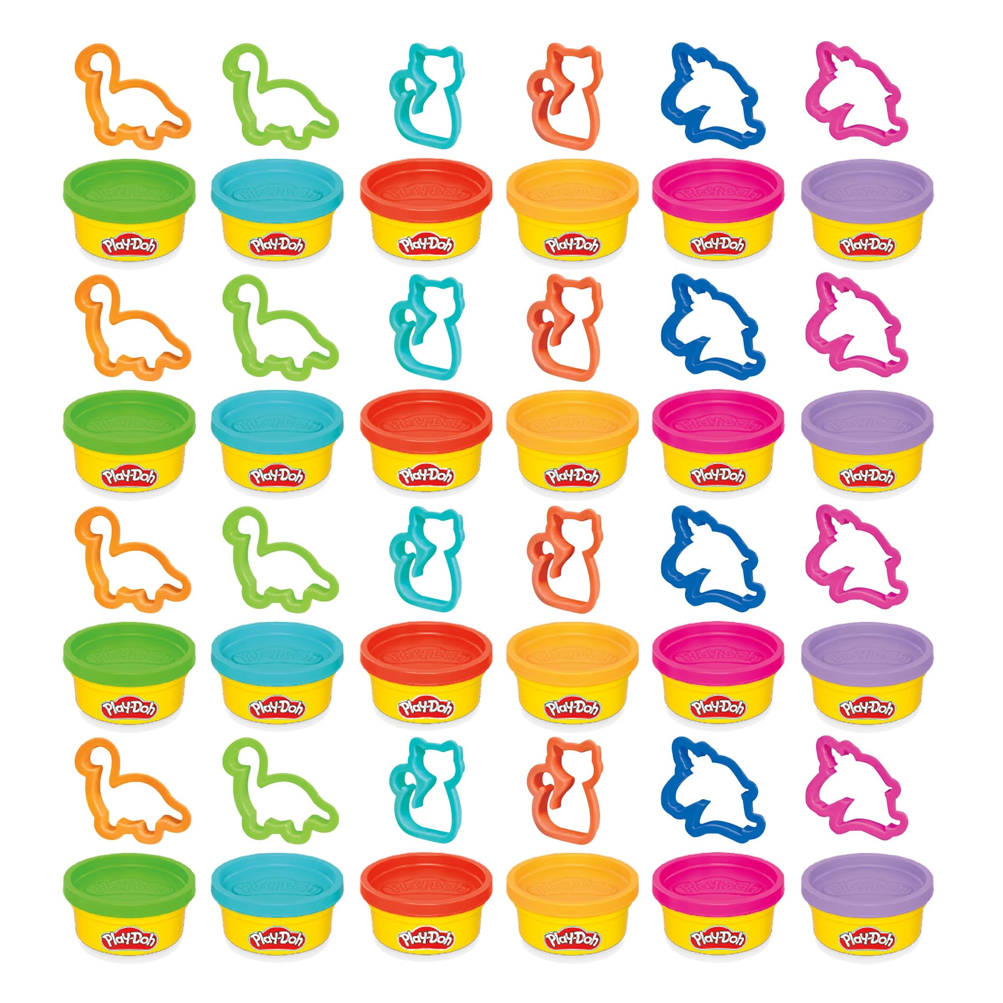 Play Doh - Compuesto Para Modelar 24 Con Cortadores Party Favor Pack