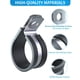 thumbnail image 3 of Abrazadera Para Cable De 1 2 Pulgada (14 Mm) De Acero Inoxidable Paquete De 26, 3 of 7