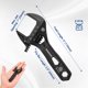 thumbnail image 2 of Llave ajustable WORKPRO 10 cm 5‑en‑1 Mini multiherramienta, 2 of 8