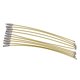 thumbnail image 5 of La etiqueta del equipaje del lazo del alambre del cable 10pcs coloca las correas del alambre de acero inoxidable amarillas, 5 of 6