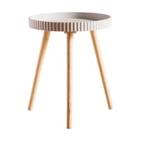 Diorama - Mesa Lateral Redonda Auxiliar Para Living Terraza Habitación