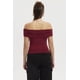 thumbnail image 3 of Polera Mujer Bardot Basta Redondeada Rojo, 3 of 4