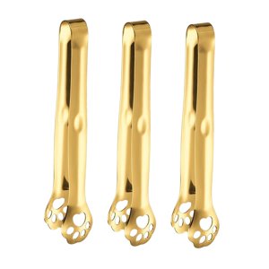 Magideal - 3 Piezas De Acero Inoxidable Clips Para Alimentos Cocina Cocinar Clips Para Alimentos Barra Para Servir Buffet Clip Hornear Pan Abrazadera Para Hornea Dorado