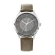 thumbnail image 1 of Reloj Titan Neo Economy analógico con esfera blanca y correa de cuero gris, 1 of 5